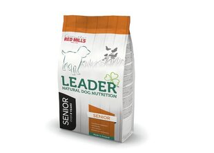 Red Mills Leader Senior sausā barība veciem suņiem ar vistu un rīsiem, 12kg cena un informācija | Sausā barība suņiem | 220.lv