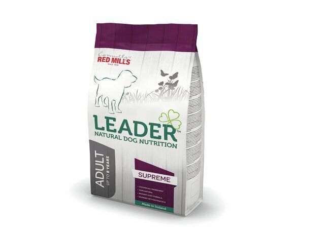 Red Mills Leader Supreme sausā barība pieaugušiem suņiem ar vistu un rīsiem, 12kg цена и информация | Sausā barība suņiem | 220.lv