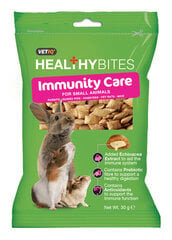 MC HEALTHY BITES IMMUNITY CARE FOR SMALL ANIMALS 30G /5771/ цена и информация | Корм для грызунов | 220.lv