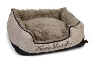 BEEZTEES DBL лежак для собак бежевый/серый 55 X 50 X 20 см цена и информация | Лежаки, домики | 220.lv