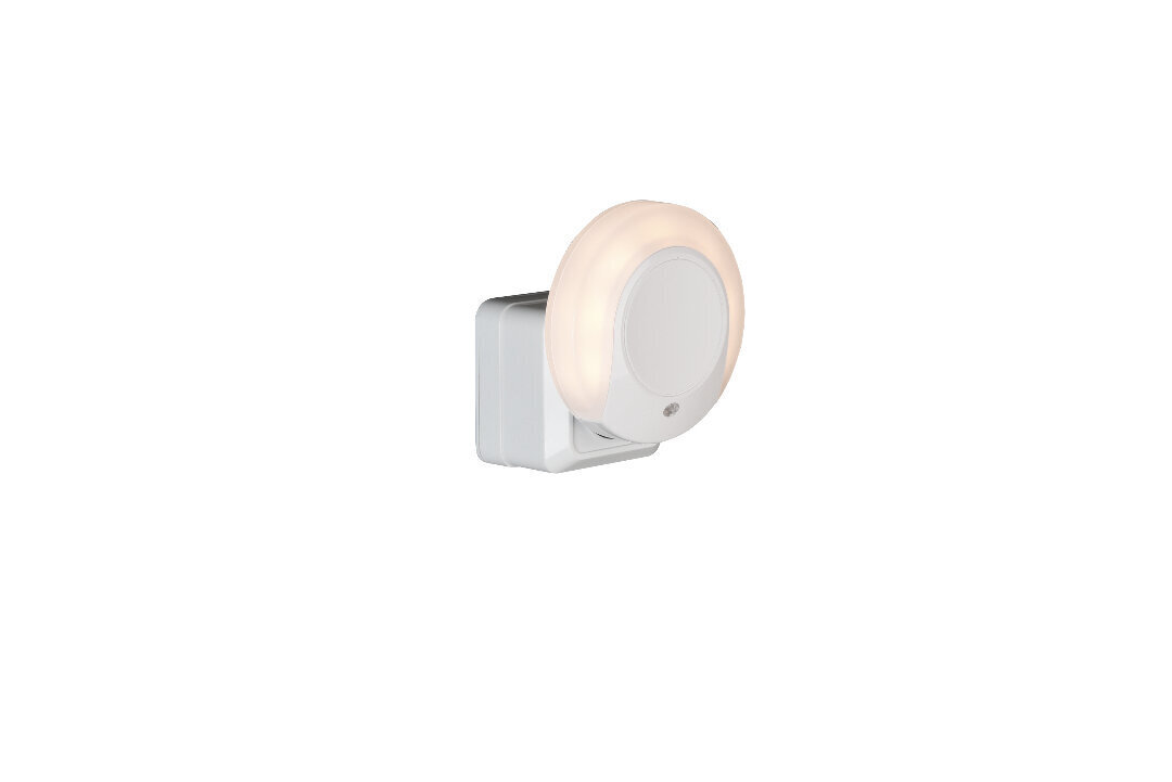 LED sienas lampa Jago ar krēslas sensoru un slēdzi, balta cena un informācija | Sienas lampas | 220.lv