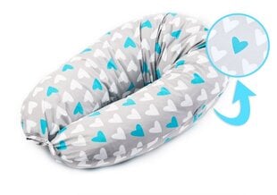 Подушка для кормления новорожденных Sensillo XL, бирюзовая цена и информация | Подушки для беременных и кормящих | 220.lv
