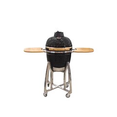 Keramiskais grils Kamado Nordgarden 18" 45 cm, melns cena un informācija | Grili | 220.lv