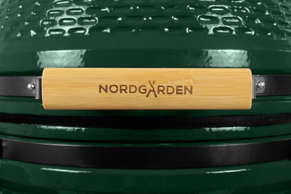 Keramiskais grils Kamado Nordgarden 21" 53 cm, zaļš cena un informācija | Grili | 220.lv