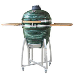 Керамический гриль Kamado Nordgarden 21" 53 cm, зеленый цена и информация | Грили | 220.lv