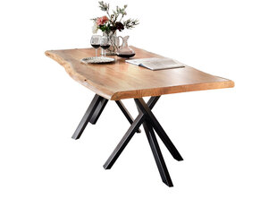 Pusdienu galds Tische, 100 x 200 cm, melnas kājas cena un informācija | Virtuves galdi, ēdamgaldi | 220.lv