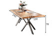 Pusdienu galds Tische, 100 x 240 cm, sudrabainas kājas cena un informācija | Virtuves galdi, ēdamgaldi | 220.lv