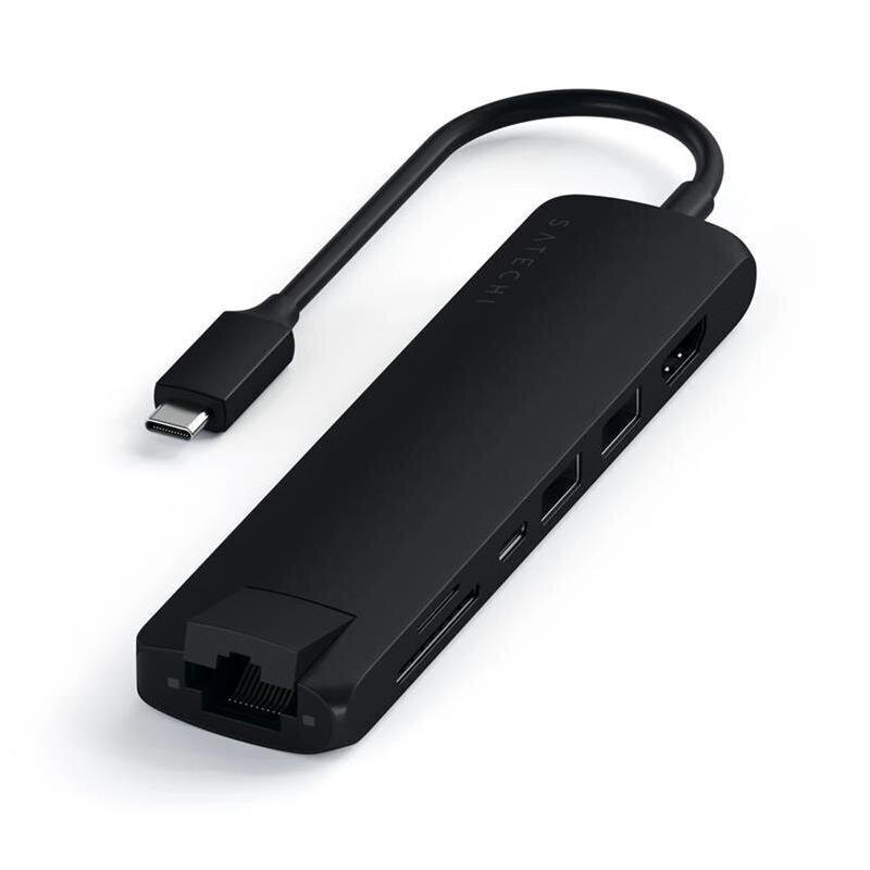 USB-C sadalītājs Satechi Multi-port cena un informācija | Adapteri un USB centrmezgli | 220.lv