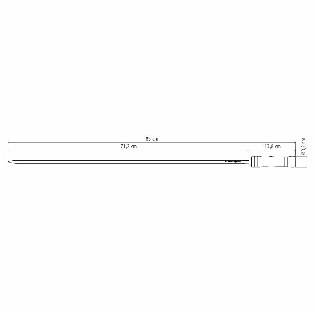 Tramontina CHURRASCO iesms 85cm cena un informācija | Grila, barbekjū piederumi un aksesuāri | 220.lv