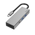 USB daudzportu adapteris Hama USB-C (4 saskarne)