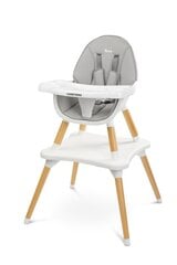 Caretero стул для кормления Tuva 2 в 1, серый цена и информация | Стульчики для кормления | 220.lv