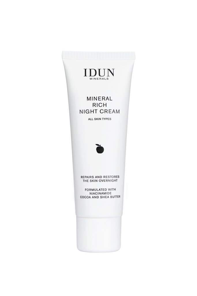 Nakts krēms Idun Minerals Mineral Rich Night Cream, 50 ml цена и информация | Sejas krēmi | 220.lv