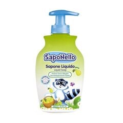 Жидкое мыло для детей Saponello Груша, 300 мл цена и информация | Косметика для мам и детей | 220.lv