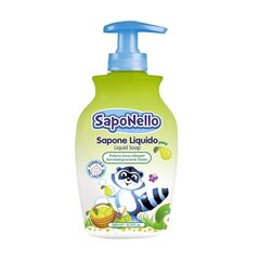 Šķidrās ziepes bērniem Saponello Bumbieru, 300 ml цена и информация | Косметика для мам и детей | 220.lv