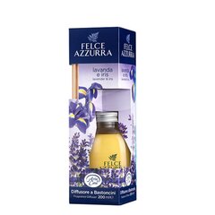 Ароматические палочки Felce Azzurra Lavender & Iris, 200 мл  цена и информация | Освежители воздуха | 220.lv