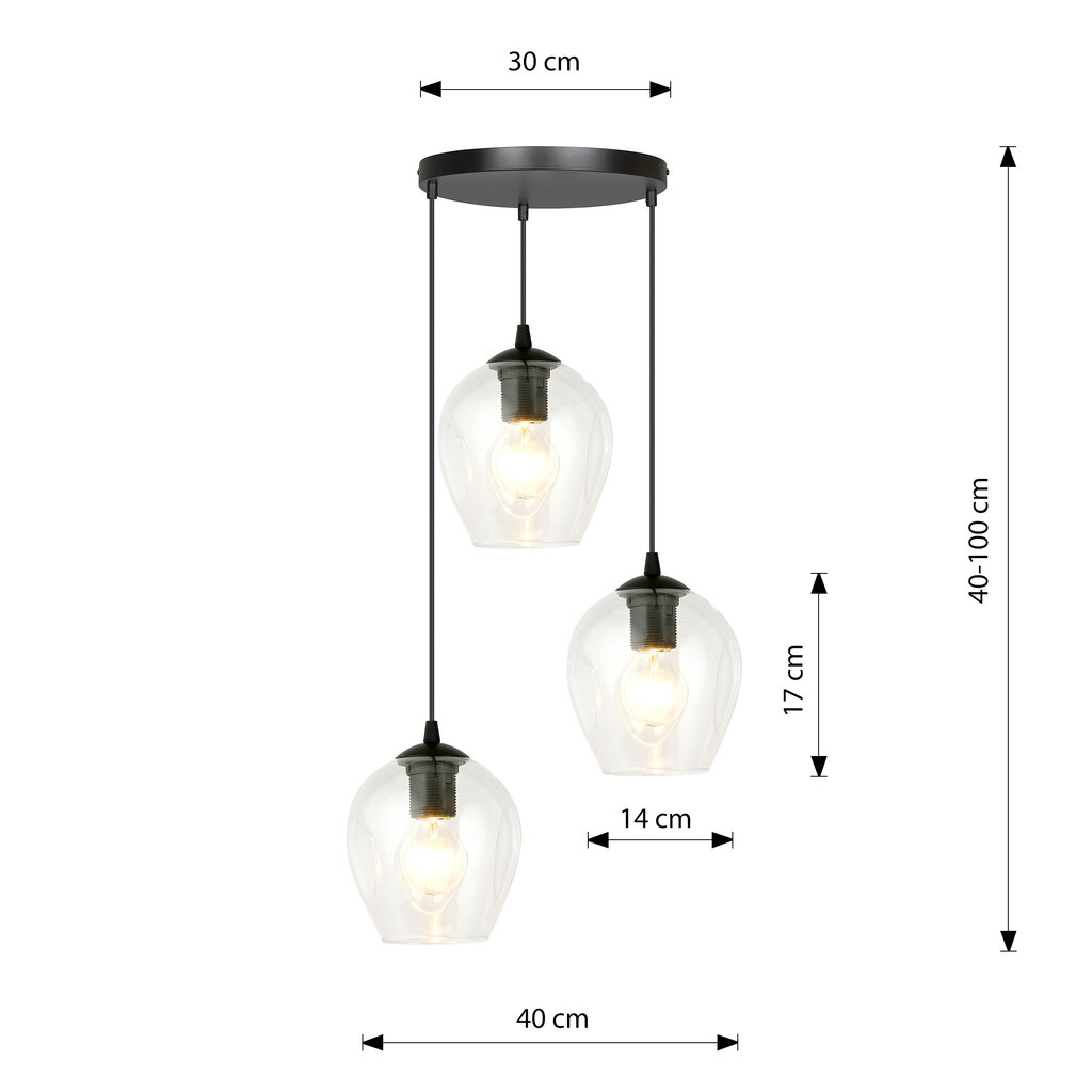 Emibig piekarināmā lampa Istar 3 Premium BL цена и информация | Piekaramās lampas | 220.lv