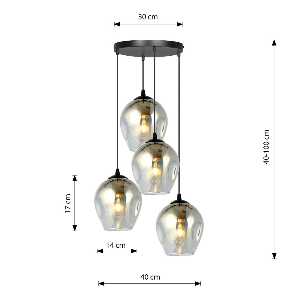 Emibig piekarināmā lampa Istar 4 Premium BL cena un informācija | Piekaramās lampas | 220.lv