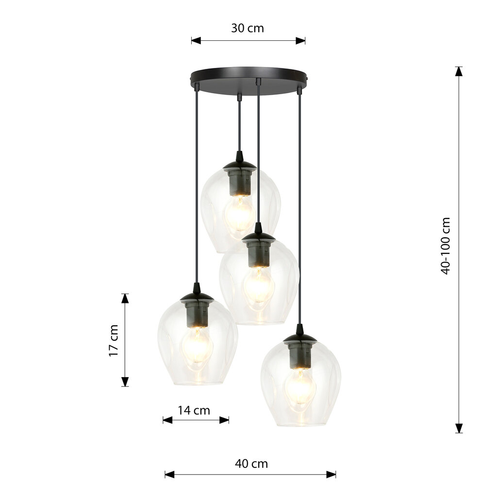 Emibig piekarināmā lampa Istar 4 Premium BL cena un informācija | Piekaramās lampas | 220.lv