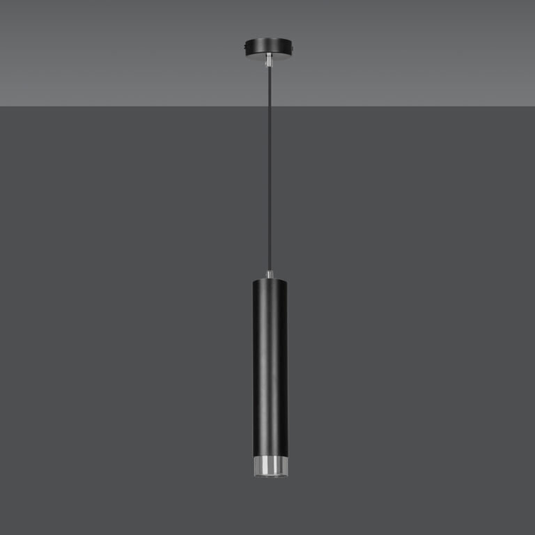 Emibig piekarināmā lampa Kibo 1 Black/Chrome cena un informācija | Lustras | 220.lv