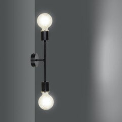 Emibig sienas lampa Vendero K2 Black cena un informācija | Sienas lampas | 220.lv