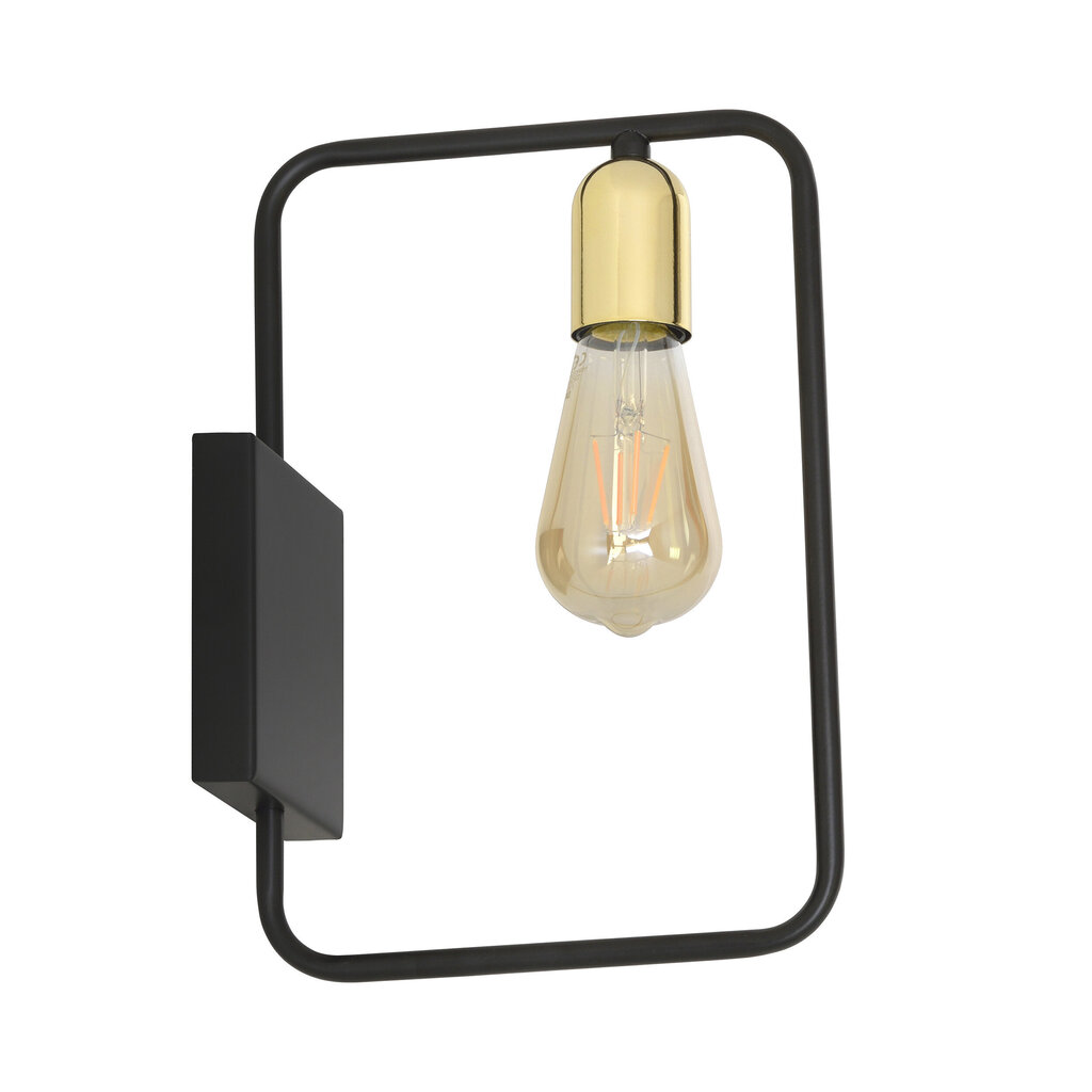 Emibig sienas lampa Savo K1 Black/Gold цена и информация | Sienas lampas | 220.lv