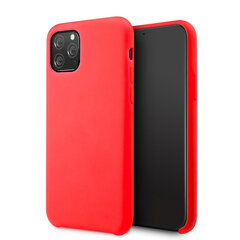 Silikona telefona vāciņš, paredzēts Samsung Galaxy A52 / A52 5G, sarkans cena un informācija | Telefonu vāciņi, maciņi | 220.lv