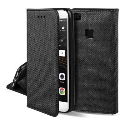 Telefona maciņš priekš Sony Xperia 1 II, Hallo Smart Magnet Book Case, melns cena un informācija | Telefonu vāciņi, maciņi | 220.lv