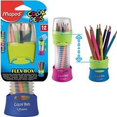 Цветные карандаши MAPED "Color`Peps Flex Box" 12 цветов цена и информация | Принадлежности для рисования, лепки | 220.lv