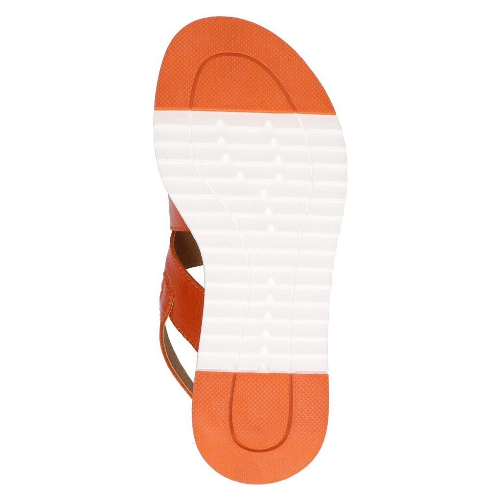 Caprice ādas kurpes sievietēm, oranžas 907148633 цена и информация | Sieviešu sandales | 220.lv