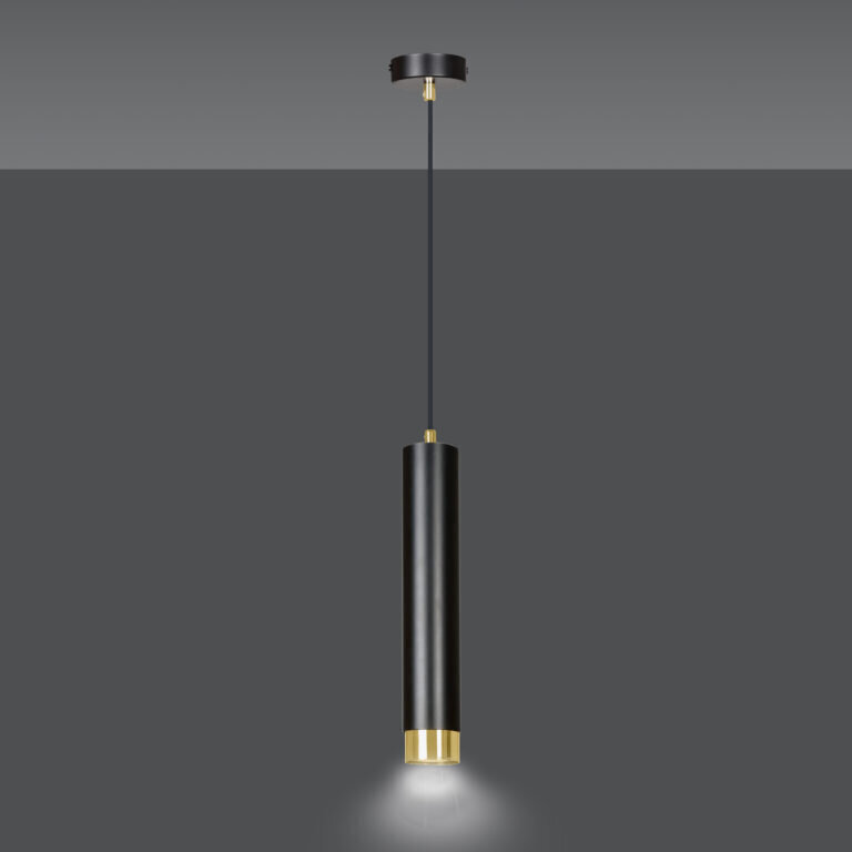 Emibig piekarināmā lampa Kibo 1 Black/Gold cena un informācija | Piekaramās lampas | 220.lv