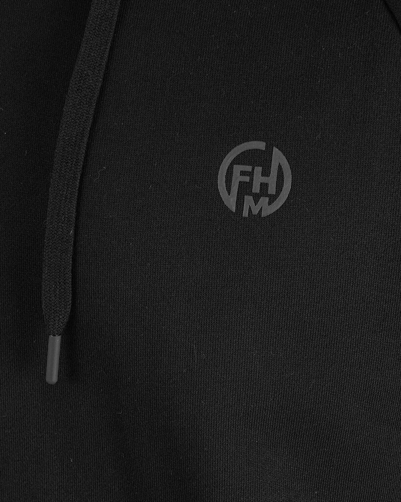 Džemperis ar kapuci FHM Wave V2, melns цена и информация | Sporta apģērbs vīriešiem | 220.lv
