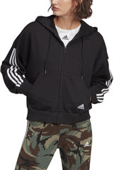 Джемпер Adidas W 3s Fz Hoodie Black GL1462/XL цена и информация | Женские толстовки | 220.lv