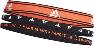 Adidas Galvas Saites 3Pp Headban New Orange Black GS2120/OSFM цена и информация | Мужские шарфы, шапки, перчатки | 220.lv