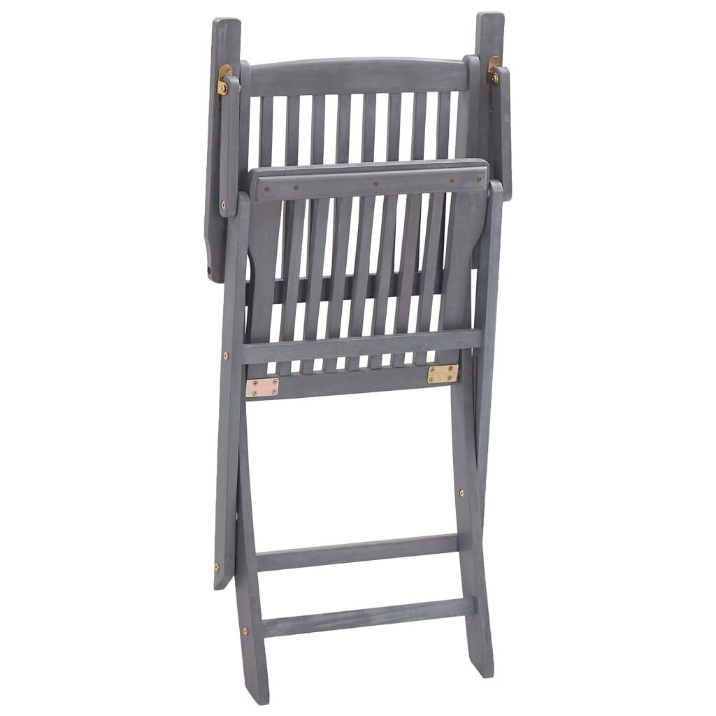 Saliekamie āra krēsli ar spilveniem, 8gab. цена и информация | Dārza krēsli | 220.lv