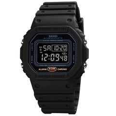 SKMEI 1628BK BK BLACK 1628 BK BK cena un informācija | Vīriešu pulksteņi | 220.lv