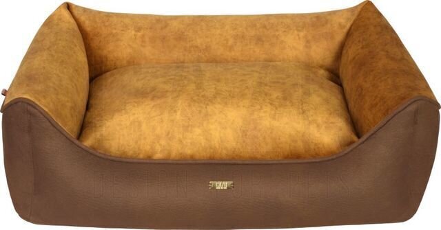 Cazo Soft Bed Velvet Gold gulta suņiem 63x48cm цена и информация | Suņu gultas, spilveni, būdas | 220.lv