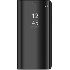 Mocco Clear View Cover Case Grāmatveida Maks Telefonam Samsung Galaxy A22 4G Melns cena un informācija | Telefonu vāciņi, maciņi | 220.lv