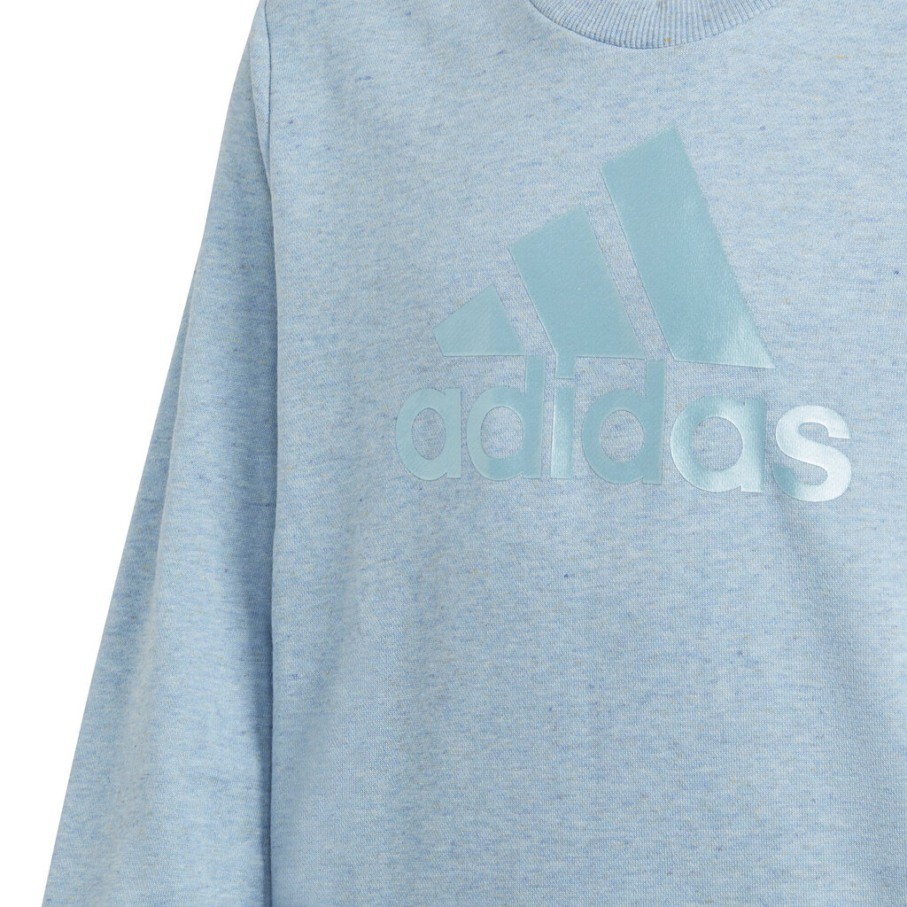 Adidas Džemperi G Bos Crew Blue GM6943/152 cena un informācija | Jakas, džemperi, žaketes, vestes meitenēm | 220.lv