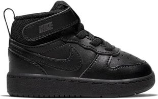 Apavi bērniem, Nike Court Borough Mid 2 Black CD7784 001/9.5K cena un informācija | Sporta apavi bērniem | 220.lv