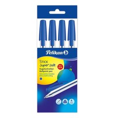 Шариковая ручка Pelikan Stick super soft , 4 синий цена и информация | Принадлежности для рисования, лепки | 220.lv