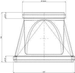 CONNECTION RCR 220X90 цена и информация | Принадлежности для большой бытовой техники | 220.lv