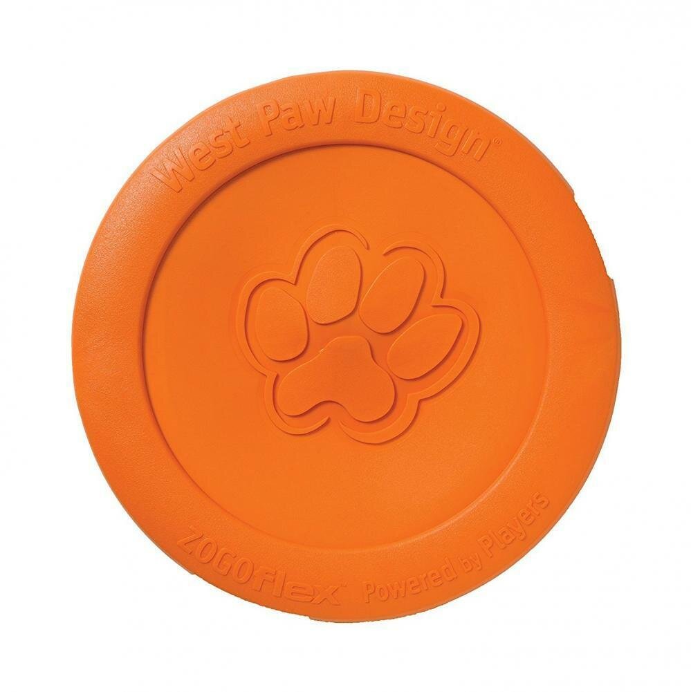 Zogoflex rotaļlieta suņiem lidojošais šķīvītis Zisc, 16 cm, oranža цена и информация | Suņu rotaļlietas | 220.lv