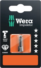 <p>Бита Wera 867/1 Impaktor Robertson 3 x 25 мм</p> цена и информация | Механические инструменты | 220.lv
