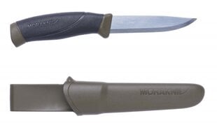 Nazis Morakniv® Companion MG, zaļš cena un informācija | Tūrisma naži, daudzfunkcionālie instrumenti | 220.lv