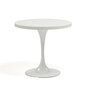 Dārza galds BOLGHERI D80xH74cm, balts цена и информация | Dārza galdi | 220.lv