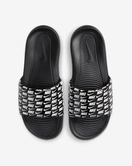 Pludmales čības vīriešiem, Nike Victori One Slide Print Black White CN9678 006/7 cena un informācija | Vīriešu iešļūcenes, čības, sandales | 220.lv