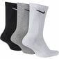 Zeķes - Nike NK Everyday Cush Crew White Black Grey SX7664 964/38-42 цена и информация | Vīriešu zeķes | 220.lv