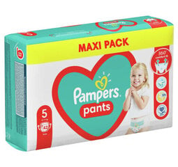 Autiņbiksītes-biksītes PAMPERS Pants Maxi Pack 5. izmērs 12-17 kg, 42 gab. цена и информация | Подгузники | 220.lv