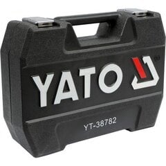 Набор инструментов Yato 1/4 "1/2" (YT-38782), 72 шт. цена и информация | Механические инструменты | 220.lv