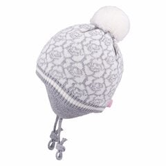 Теплая шапка для девочек TuTu, серая цена и информация | Зимняя одежда для детей | 220.lv